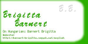 brigitta barnert business card